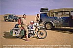 1987/88_NIGER_SAHARA_Jochen meets german travellers with a Landrover and a Hanomag_what a lucky chance