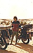 ALGERIA_meeting a german guy, also coming from Berlin_some funny days together in the western part of the SAHARA_close to TIMIMOUN_my first crossing of the SAHARA_extremely hot in summer 1985_Jochen A. Hbener