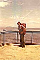 Jochen A. Hbener with his backpack_by ship along the PACIFIC coast_in COSTA RICA 1974