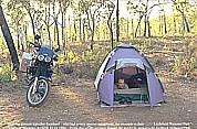 1996_Australia_Litchfield National Park_meeting world traveller Reinhard ... with his special equipment_for example a chair_every morning at sunrise staring motion- less half an hour into the same direction_travelling some days together